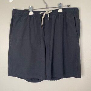 Fair Harbor Black Drawstring Waist Swim Shorts Mens XXL Summer Cruise Athleisure